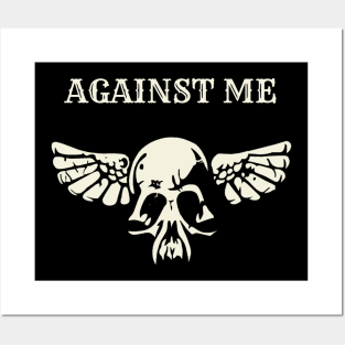 against me Posters and Art